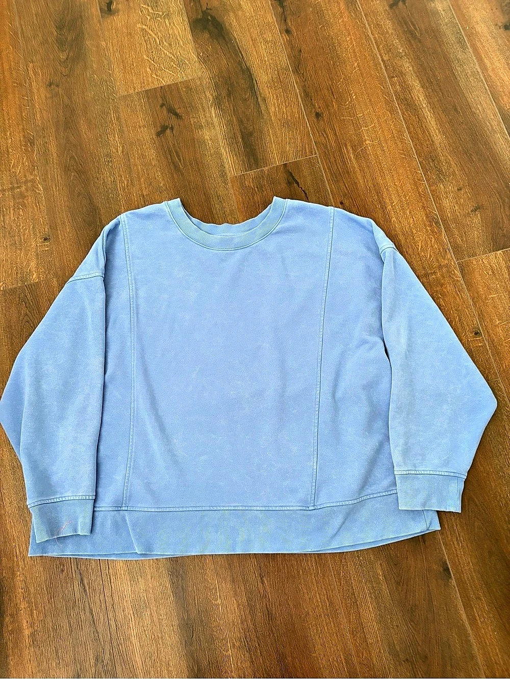 EUC Lane Bryant LIVI Blue Cotton Blend Sweatshirt 22/24